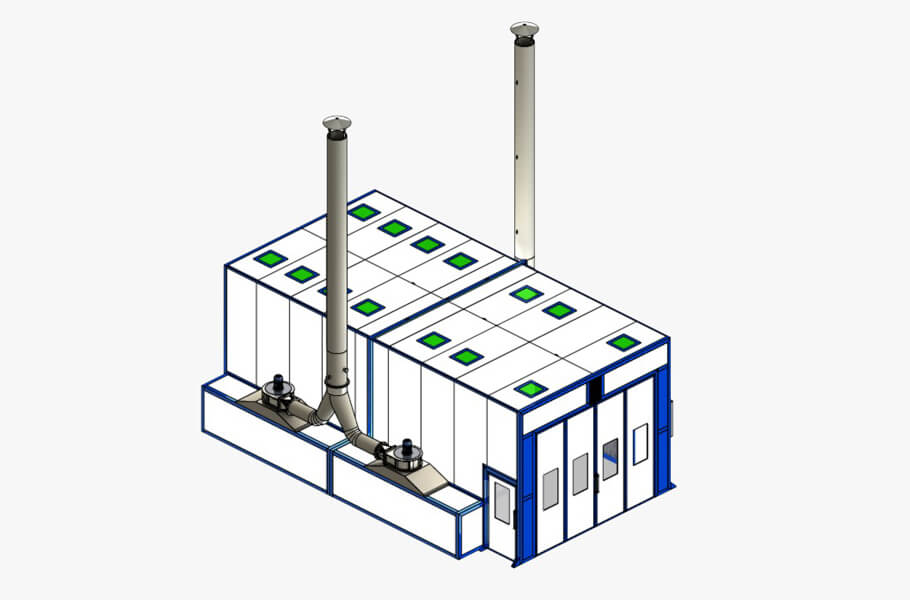 Cabinas Especiais para Pintura Industrial